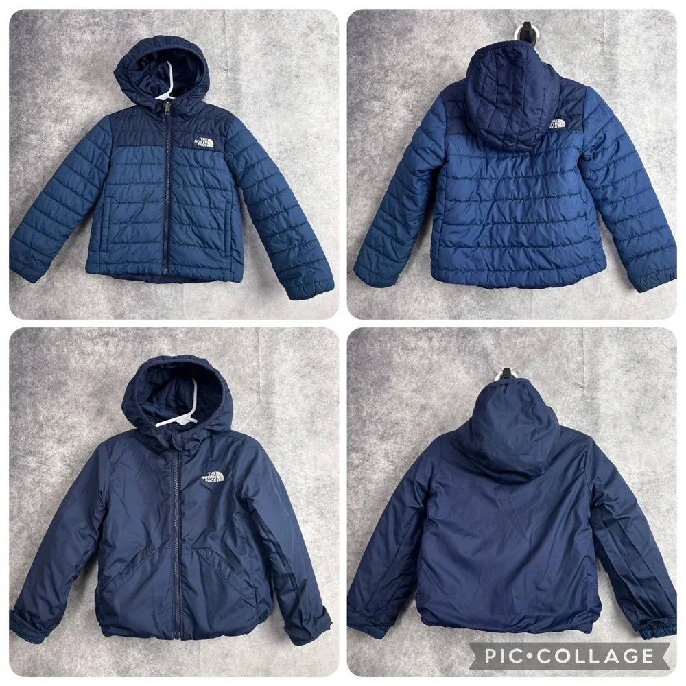 The North Face Kid's Eclipse Reversible Insulated Jacket Shady Blue Size 3
